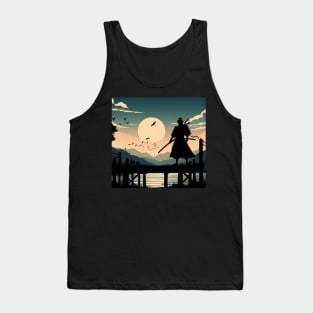 Samurai Silhouette #13 Tank Top